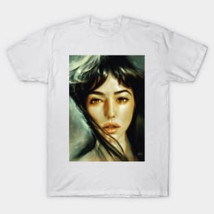 Monica Bellucci portrait T-Shirt